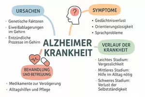 Vorschau - Arbeitsblätter - Lernposter + Arbeitsblätter zum Thema "Alzheimer Krankheit" + Lösung & MP3 + Mindmap + Infografik - Seite 3