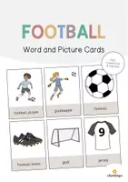 Vorschau - Poster - Football / Soccer / Fußball: 15+ Bildkarten auf Englisch (Flashcards & Tafelmaterial) - Fußball WM 2026 - Deckblatt