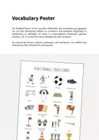 Vorschau - Poster - Football (soccer): Vocabulary Poster (Englisch) - Fußball WM 2026 - Seite 1