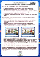Vista previa - Juegos / Gamificación - Fábrica de Palabras Compuestas N°1 - página 1