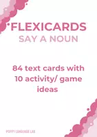 Aperçu - Jeux - FlexiCards : Jeu « Dis un nom » – Ressource pour la classe d’anglais (ESL) - Page 1