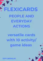 Aperçu - Jeux - FlexiCards : Jeu « Personnes et Actions » – Ressource pour la classe d’anglais (ESL) - Page 1