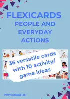 Aperçu - Jeux - FlexiCards : Jeu « Personnes et Actions » – Ressource pour la classe d’anglais (ESL) - Page de couverture