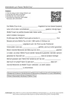 Vorschau - Arbeitsblätter - Arbeitsblätter zum Thema "Weiße Frau" + Lösung & MP3 + - Deckblatt