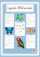 Vorschau - Arbeitsblätter - Englisch: Wild Animals Materialpaket (Klasse 3/4) - Seite 1