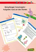 Vorschau - Arbeitsblätter - Mompitziges Vorschuljahr: Aufgaben rund um den eigenen Namen - Deckblatt