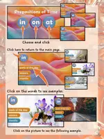 Попередній перегляд - Prepositions of Time: in, on, at | Інтерактивна граматика - Сторінка 1