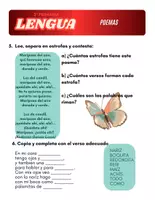 Vista previa - Hojas de trabajo - 3P LENGUA T10 Oraciones y familias de palabras - página 2