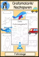 Vorschau - Arbeitsblätter - Grafomotorik Gesamtpaket ✏️🧠 | Nachspurhefte zum Ausdrucken für Vorschule & 1. Klasse | Feinmotorik + Schwungübungen für Kinder - Seite 1