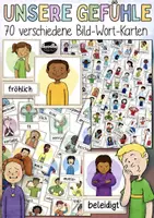 Vorschau - Poster - Unsere Gefühle - Bild-Wort-Karten / Flashcards / Bildkarten - Deckblatt
