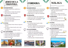 Vorschau - Spiele - Flyer Viaje a Andalucía / Einführung des Komparativs - Seite 1