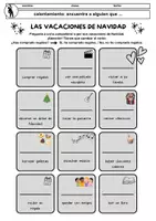 Vorschau - Arbeitsblätter - Encuentra a alguien que... – Sprechübung Pretérito Perfecto - Deckblatt