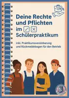 Vorschau - Text - Schülerpraktikum Rechte und Pflichten/Praktikumsvereinbarung - Deckblatt