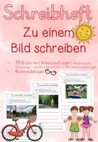 Vorschau - Arbeitsblätter - Zu einem Bild schreiben - Deckblatt