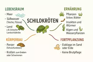 Vorschau - Arbeitsblätter - Arbeitsblatt "Schildkröten" + Onlineübung & MP3 + Mindmap + Infografik - Seite 2