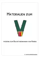 Vorschau - Anderer Materialtyp - Buchstabenmappe V – Buchstabe V lesen & schreiben lernen | Karibu 1 | österreichische Fibelschrift | Klasse 1 - Seite 2