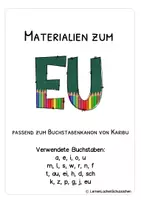 Vorschau - Anderer Materialtyp - Buchstabenmappe EU – Lautverbindung EU lesen & schreiben lernen | Karibu 1 (2016) | Deutsche Fibelschrift | Klasse 1 - Seite 2