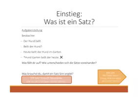 Vorschau - Arbeitsblätter - Materialpaket -- Deutsch, Jg. 6: Satzglied(-analyse), Präsentation + Zusammenfassung - Seite 3