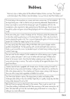 Vorschau - Arbeitsblätter - A Story walk - hobbies (3-fach differenziert) - Seite 2