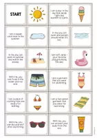 Vorschau - Stationenlernen - Summer: Reading Domino (Englisch) - Seite 2