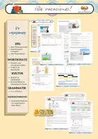 Vorschau - Stundenentwürfe - Einheit: ¡De vacaciones! / ir a + infinitivo / Sommerferien - Deckblatt