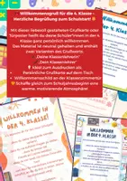 Vorschau - Anderer Materialtyp - Willkommensgruß für die 4. Klasse - Deckblatt