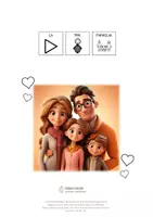 anteprima - Materiale di supporto/inclusione - LA MIA FAMIGLIA - libro in CAA - Pagina di copertina
