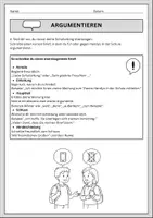 Vorschau - Arbeitsblätter - Argumentieren Klasse 5/6: Handys in der Schule - Seite 2