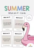 Vorschau - Aufgabenkarten - Summer: What am I? - Cards (Englisch) - Deckblatt