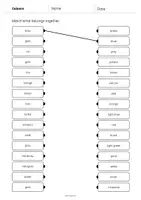 Vorschau - Arbeitsblätter - Colours: Draw the lines 3 (Englisch) - Seite 2