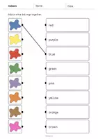 Vorschau - Arbeitsblätter - Colours: Draw the lines 2 (Englisch) - Seite 2
