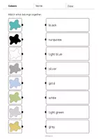Vorschau - Arbeitsblätter - Colours: Draw the lines 2 (Englisch) - Seite 3