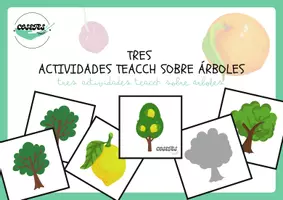 Vista previa - Tarjetas / Manipulativos - TRES ACTIVIDADES TEACCH SOBRE ÁRBOLES - página 1