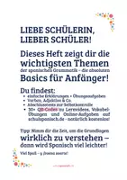 Vorschau - Arbeitsblätter - Spanische Grammatik: Anfänger (A1-A2) inkl. Erklärvideos, Online-Übungen & kreativen Aufgaben - Seite 2