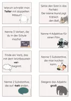 Vorschau - Fördermaterial/Inklusion - Aufgabenkarten Stop and Swap Spiel Deutsch Kl - Seite 2