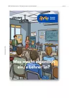 Vorschau - Unterrichtsreihen - Was macht eigentlich ein Lehrer? – Unterrichtsmaterial für die Grundschule (Klassen 1–4) - Seite 1