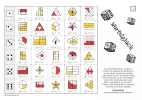 Vorschau - Spiele - Brüche in Prozentsatz umrechnen - Spiel (Würfelglück) - Seite 3