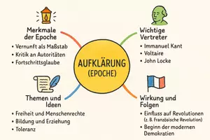 Vorschau - Arbeitsblätter - Lernposter + Arbeitsblatt "Aufklärung" + Onlineübung & MP3 + Mindmap + Infografik - Seite 3
