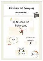 Vorschau - Videos - Blitzlesen mit Bewegung - Grundwortschatz - Deckblatt