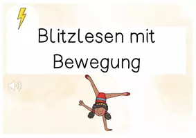 Vorschau - Videos - Blitzlesen mit Bewegung - Grundwortschatz - Seite 1