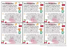 Vorschau - Unterrichtsreihen - Kirschträumchen | Mini-Rezeptkarte | vegetarisch | Feriengruß | Klasse 3–6 - Seite 2