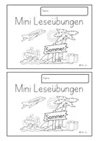 Vorschau - Arbeitsblätter - Materialpaket LESE-MINI | Mini Leseübungen - Seite 3
