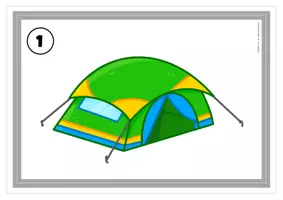 Vorschau - Stundenentwürfe - Zuhör-Rätsel – Wer ist wer? Hör genau hin! Hörrätsel mit Kindern beim Camping im Wald – DaZ |Deutsch Klasse 1–3 | Personenbeschreibungen & Hörverstehen für Klasse 1–3 | Hör-/Hörsehverstehen | Fächerübergreifend | Fertige Vertretungsstunde - Seite 3