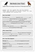 Vorschau - Arbeitsblätter - Arbeitsblatt / Merkblatt zu Fabeln und ihren Merkmalen (2-fach-differenziert, inkl. Übung, Klasse 4-6) - Seite 3