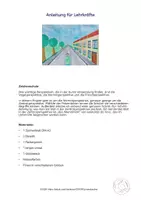 Vorschau - Mal- und Bastelvorlagen - Kunst Grundschule, in der Zentralperspektive zeichnen - Seite 3