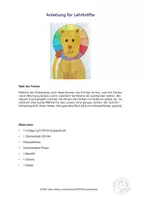 Vorschau - Mal- und Bastelvorlagen - Kunst Farbenlehre, Farbkreis kleiner Löwe - Seite 3