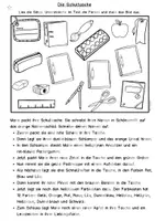 Vorschau - Arbeitsblätter - Lesen und Malen Klasse 2, 3, 4, DaZ, Leseaufgabe differenziert - Seite 3