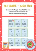 Vorschau - Spiele - Mathe Ich habe - Wer hat ZR 20 - Deckblatt