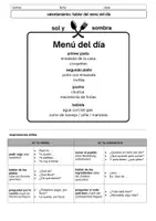 Vorschau - Spiele - Materialpaket: en el restaurante - Deckblatt
