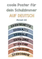 Vorschau - Poster - POSTER: ICH BIN... (klug, mutig, stark,...) - Deckblatt